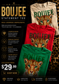BOUJEE

STATEMENT TEE

BOLLEE

BOLD. LUXURIOUS. UNAPOLOGETIC