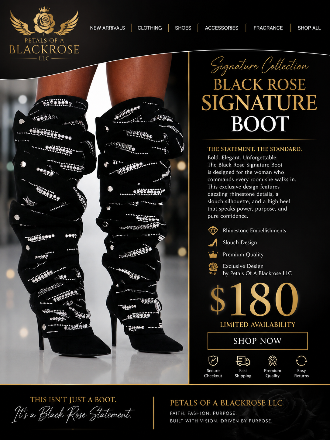 BlackRose Signature Boot