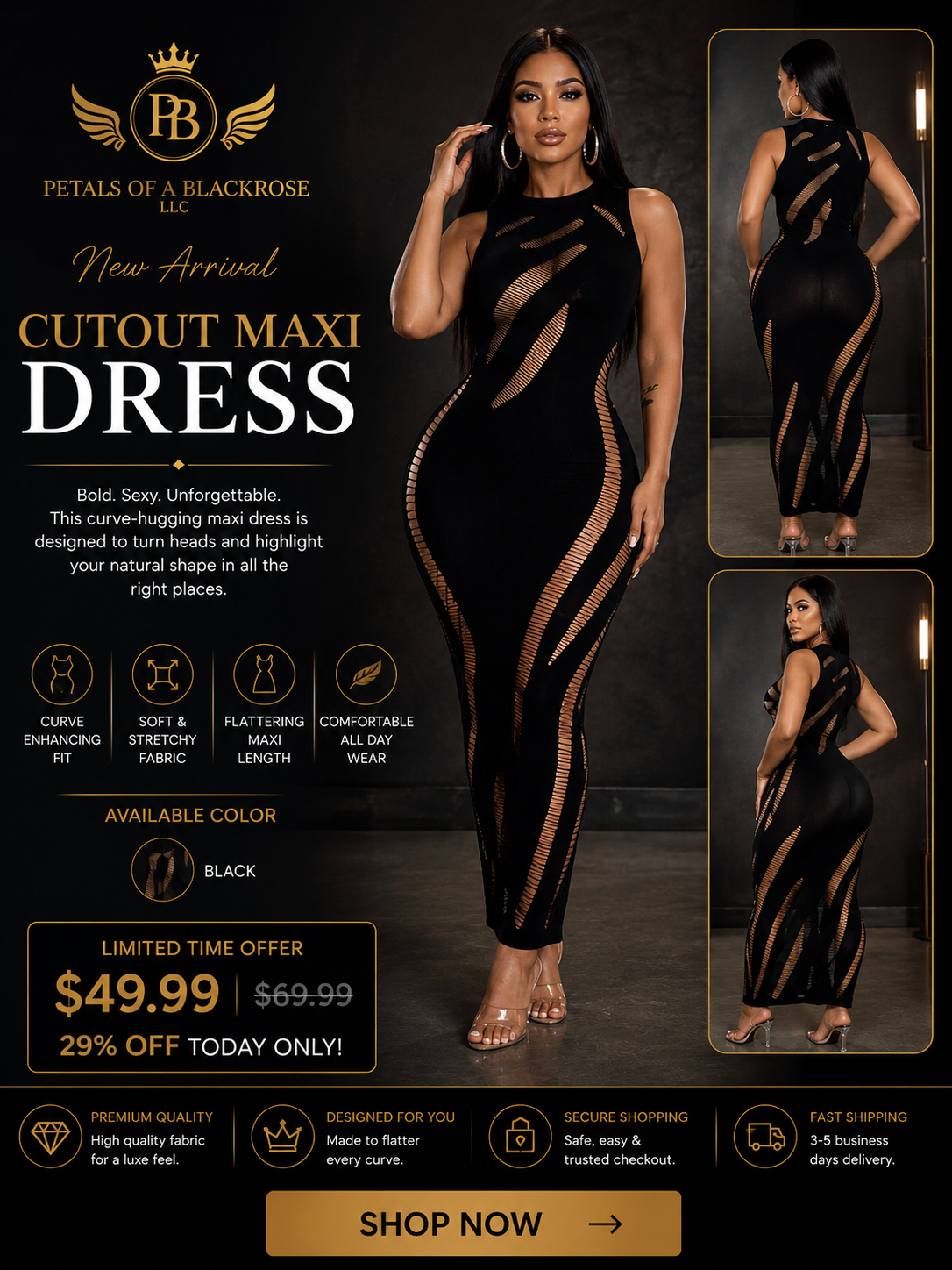 CutOut Maxi Dress